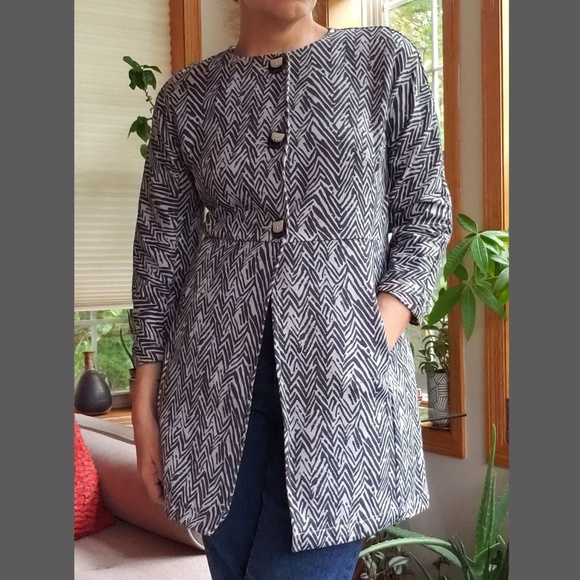 CAbi Zig Zag Pattern Knit Jacket - Picture 6 of 7